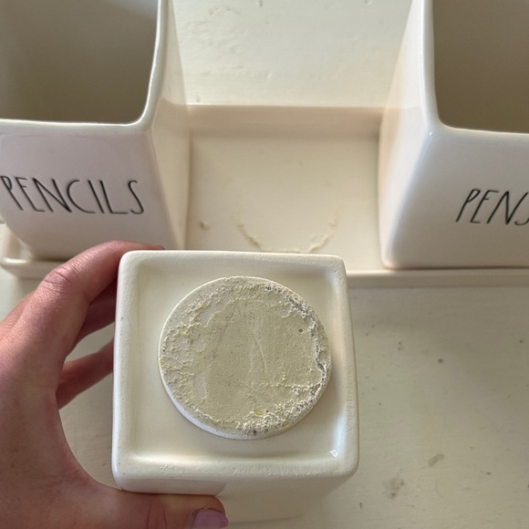 Rae Dunn Pencils, Pens, and Markers Organizer Set - Picture 2 of 4